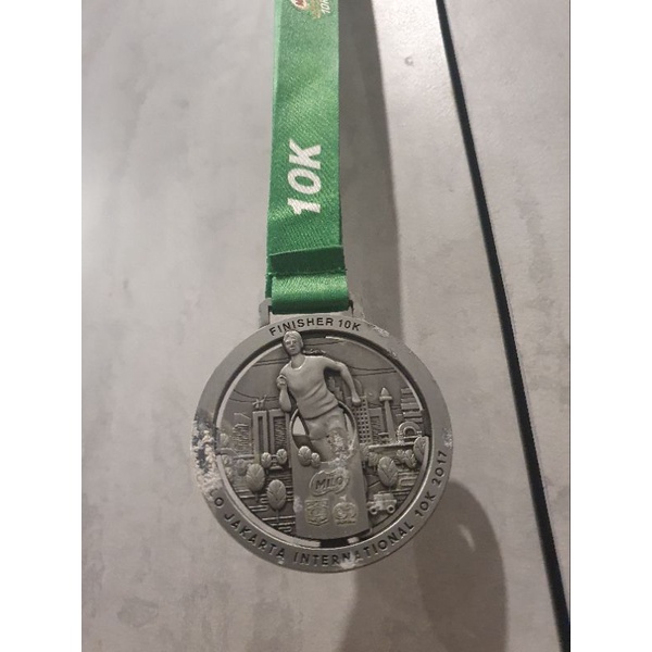 Medali Milo 10 K 2017 (Kondisi sesuai foto)