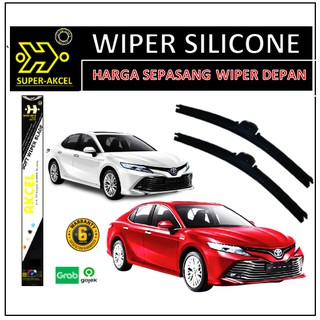 WIPER SILICON Wiper Premium Frameless sepasang isi 2 untuk