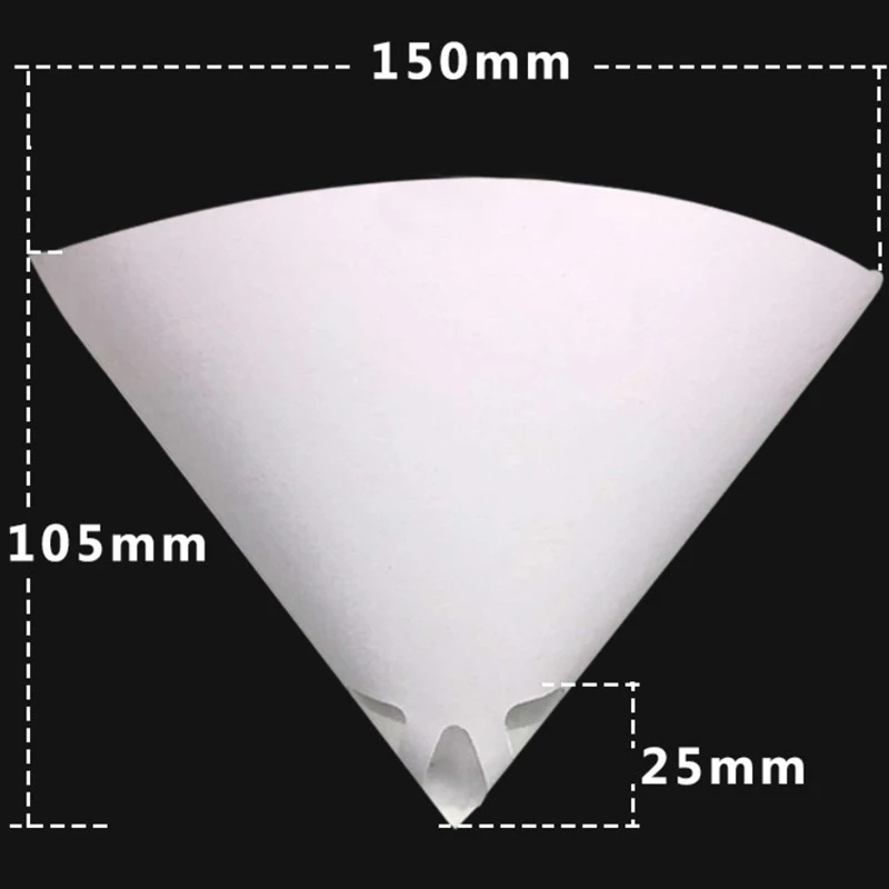 10 Pcs Paint Paper Funnel Filter Uniformly Filtered Micron Nylon Cone Paper