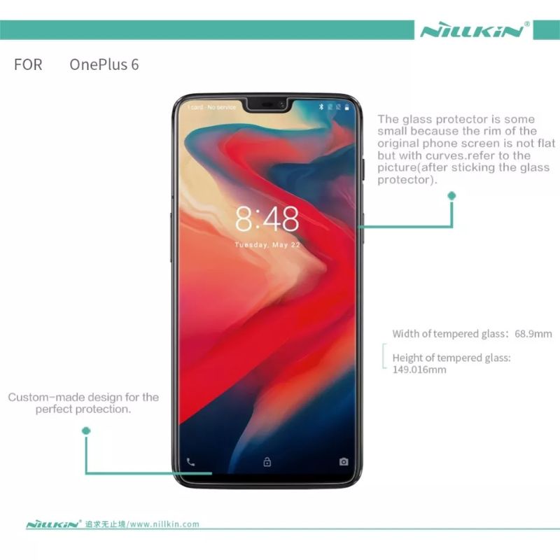 Tempered Glass Amazing H+ Pro Oneplus 6 Op6 Oneplus6 Clear Original Oneplus 6 Nillkinnn