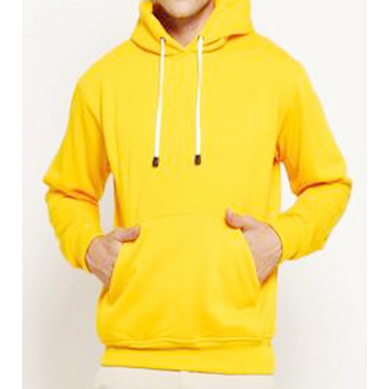 Hoodie pria / Sweater Pria / Hoodie Polos Pria - Kuning