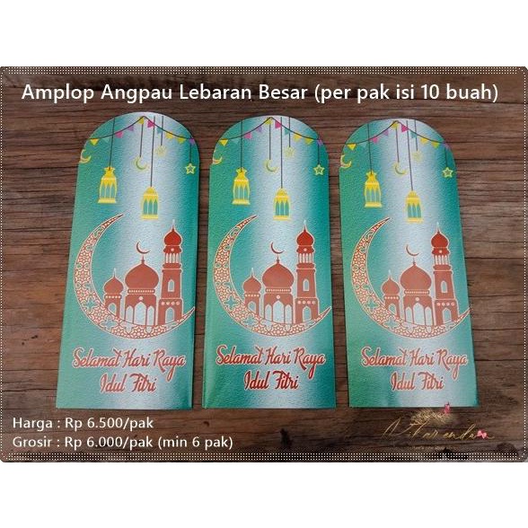 

ALB-124 : Amplop Angpau Lebaran Besar (per pak isi 10 buah) pitar33 Ayo Beli