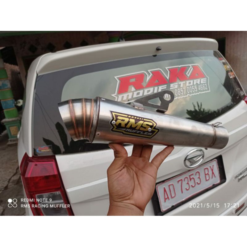 Slincer knalpot Krucut Jumbo Keong Jumbo Sarangan Srparo RMS Muffler Original