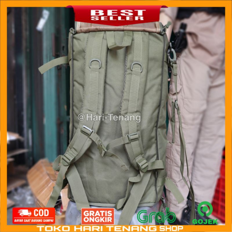 TAS RANSEL W025 HIJAU IMPORT TAS SELEMPANG TACTICAL