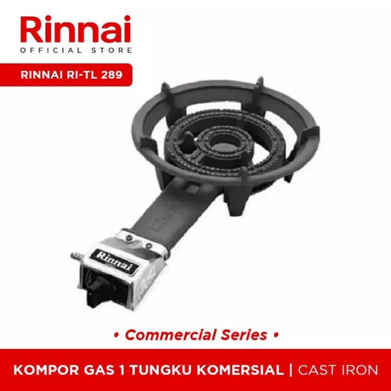 Kompor Gas Komersil Rinnai TL 289 RI Low Pressure Kompor Mawar Rinnai 289 RI Tekanan Rendah