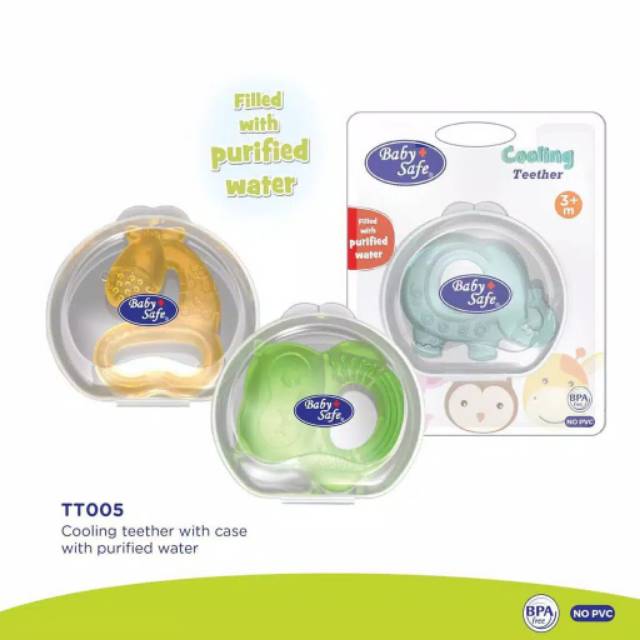 BABY SAFE TEETHER Mainan gigitan bayi TT001/TT002/TT003/ TT005