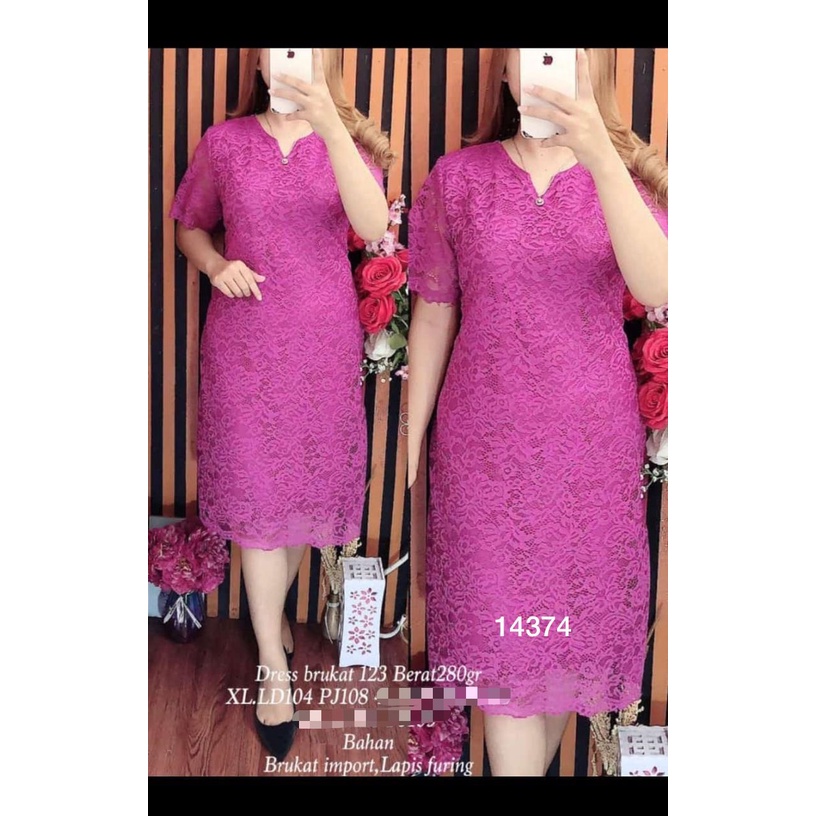 Dress Brokat 08 XL