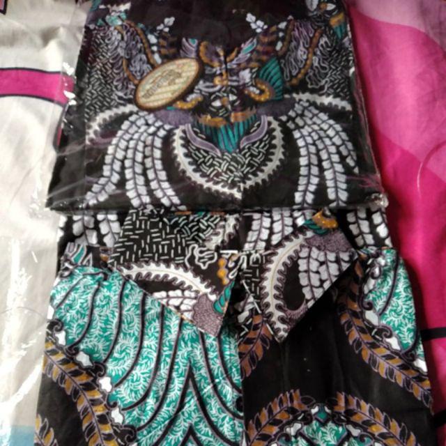 Batik Dolby Dolbi Dobby Doby Tenun Sutra Tulis Katun Atbm Baron Atasan Batik Wanita Sogan Srg308