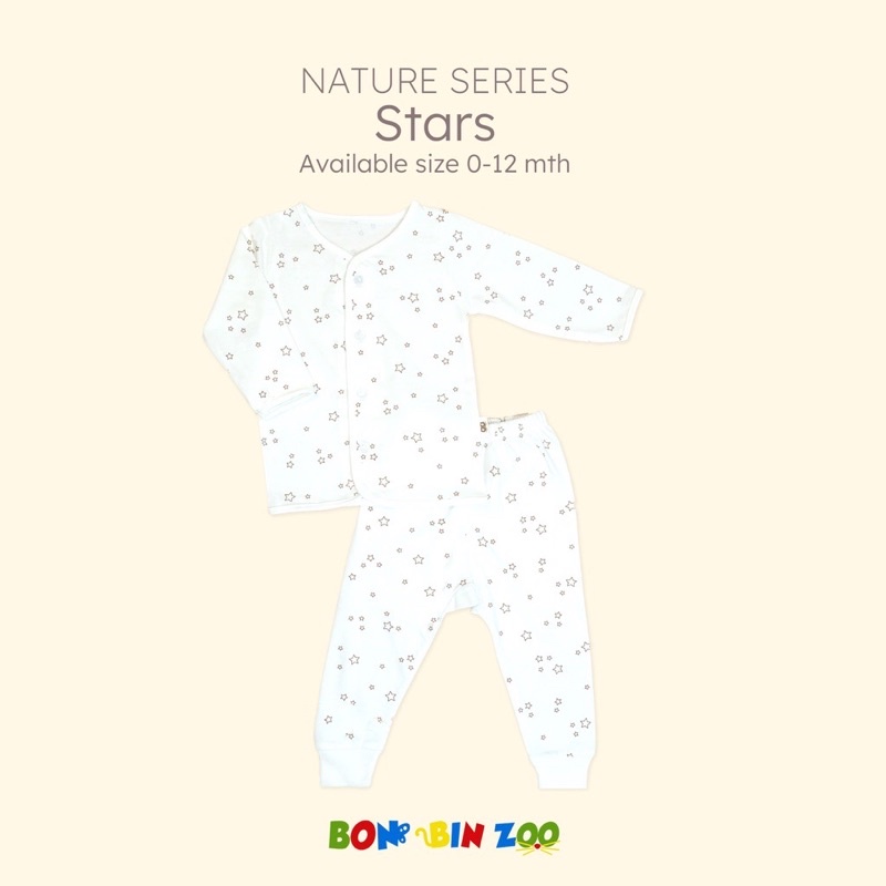 Bonbinzoo NATURE SERIES Setelan Baju Panjang Celana Panjang 0 Bulan - 3 Tahun / 0M - 3Y Baju Bayi Newborn Piyama Baby Nature Series