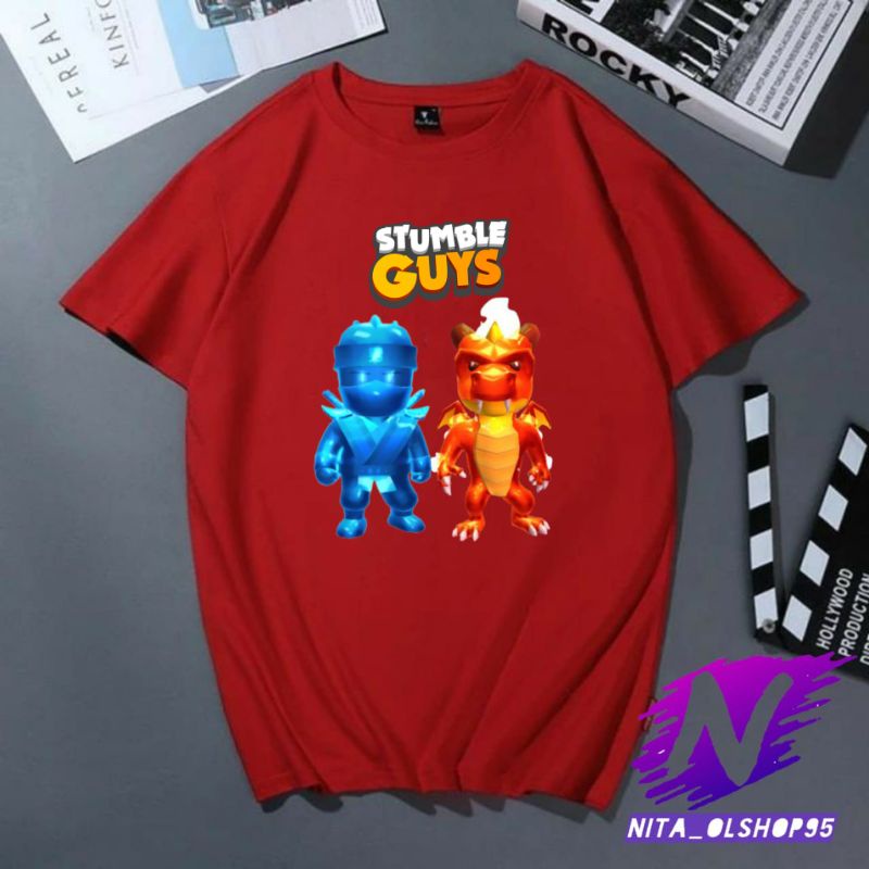 kaos stumble guys ninja dragon baju anak stumble guys spesial