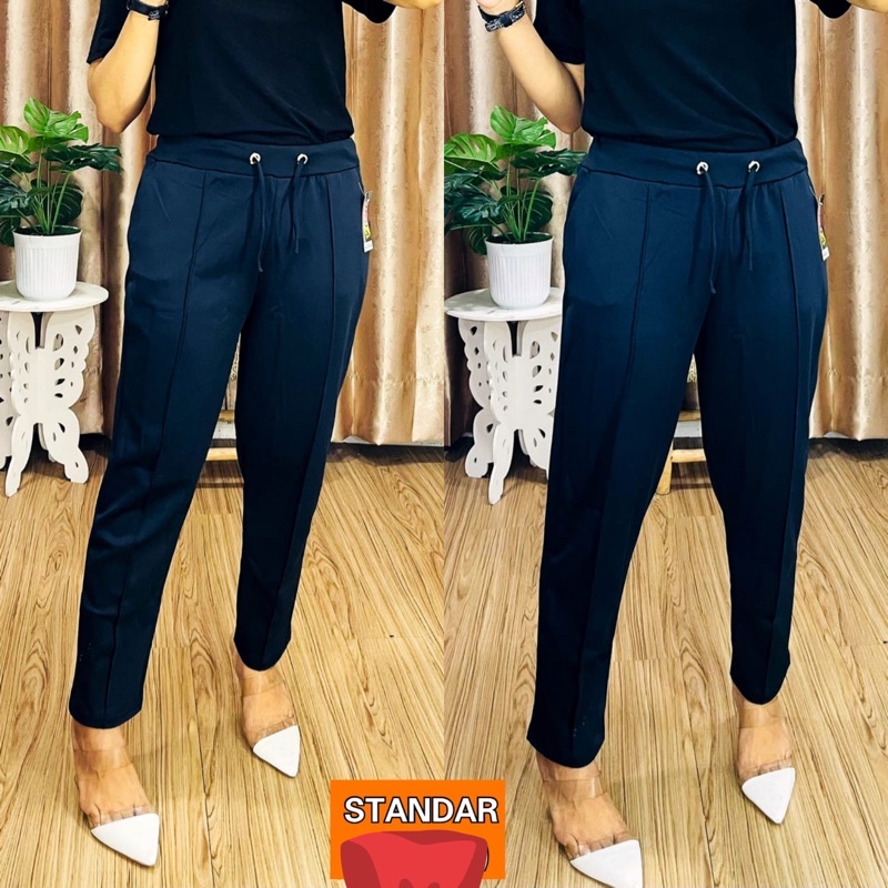 (Polos) CELANA ALL SIZE CEWEK / CELANA JUMBO CEWEK / CELANA POLOS HITAM / CELANA SCUBA PREMIUM / CELANA ELASTIS / Celana Panjang wanita / CELANA HARIAN / CELANA KAIN / CELANA PANJANG JUMBO