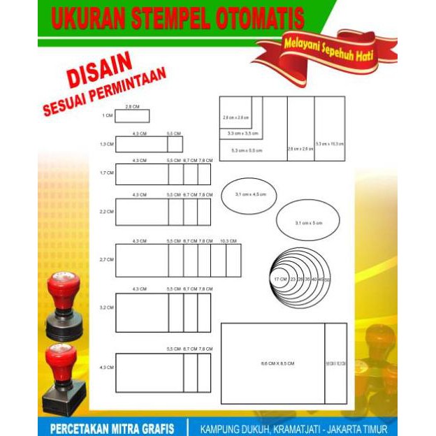 

fQ9Code Stempel otomatis / desain custom / murah berkualitas(L7X5) (terlaris)