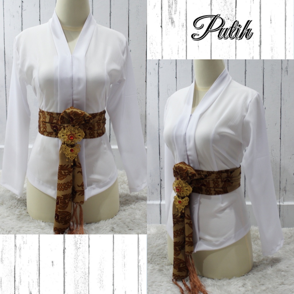 Kebaya Bali / Kebaya Kartini Polos / Kebaya Moscrepe (Soft Collection)