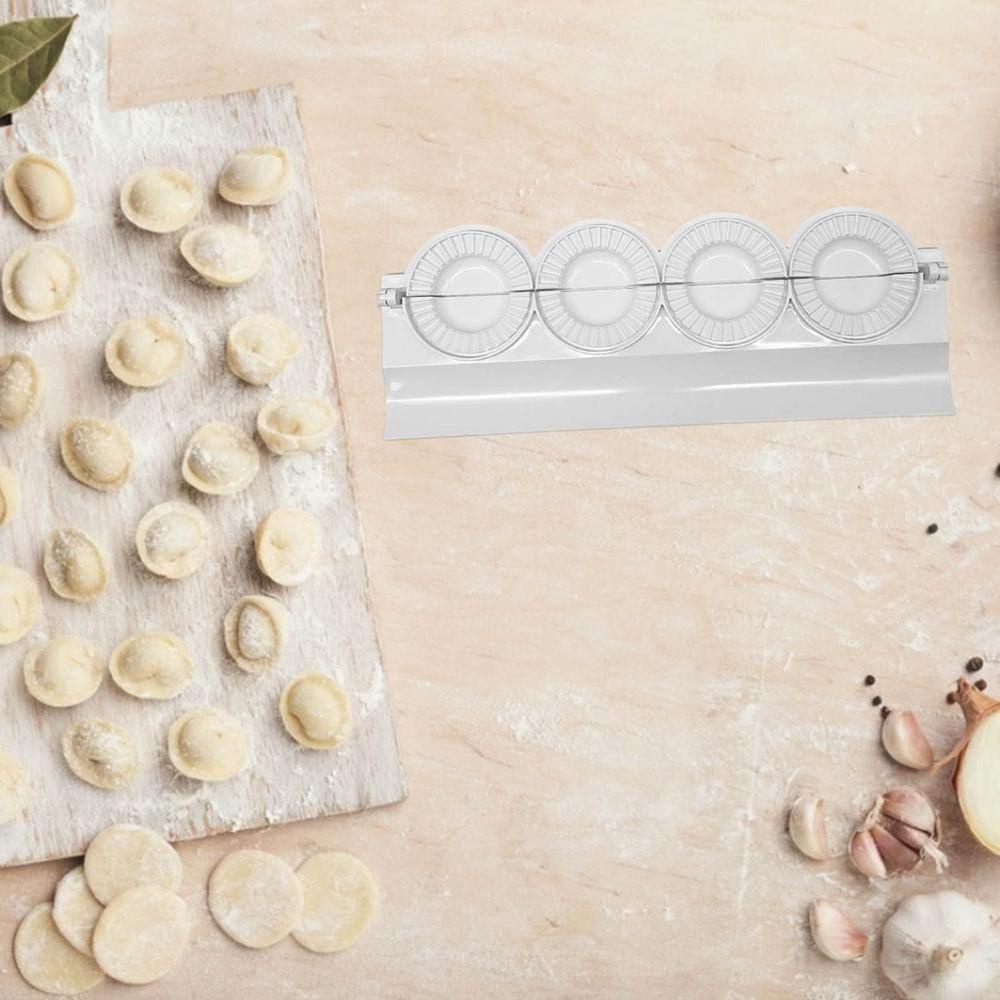 [Elegan] Dumpling Maker Potstickers Alat Pie Rumah Tangga Plastik Dumpling Baking Ravioli Maker