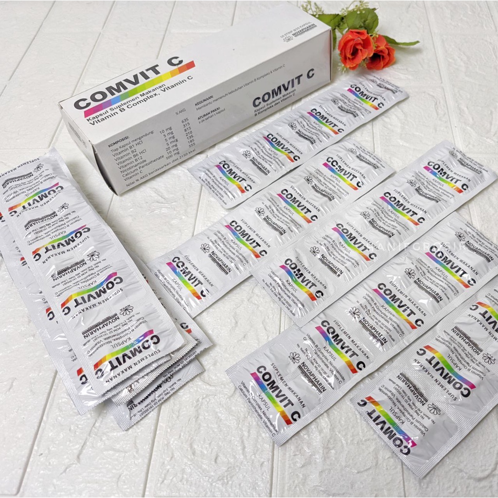Jual COMVIT C Vitamin C 500mg + B Complex / Vitamin C / Vit C Shopee