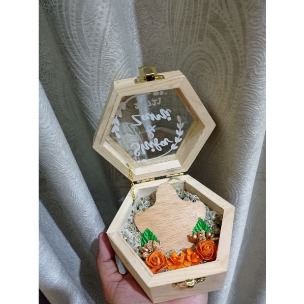 Kotak Display Kalung Kotak Kalung Tempat Kalung Ring Box Mahar Seserahan