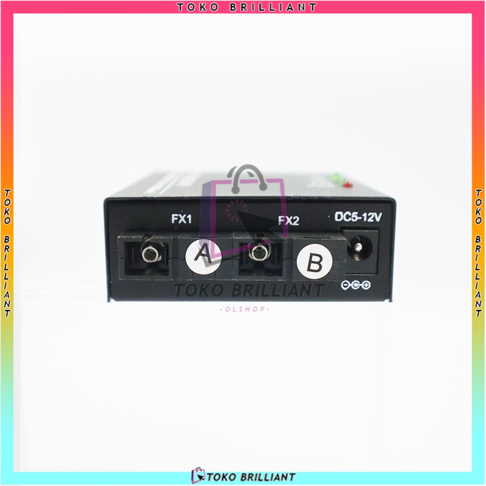 2F4E Konektor RJ45 / Converter saja Giga / Fullset Giga Fiber Converter Switch Media Converter Mode Fiber [BISA BAYAR COD]