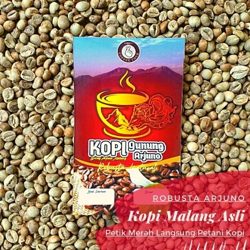 

Green Bean Kopi Fine Robusta Arjuno Malang Biji Kopi Mentah 500 gr