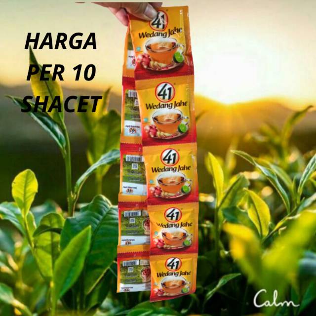 

wedang jahe 41 1 renceng isi 10 sachet