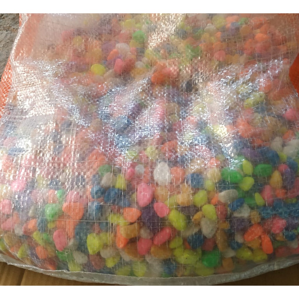 Batu Taiwan Hiasan Aquarium karungan hiasan warna warni karungan kecil