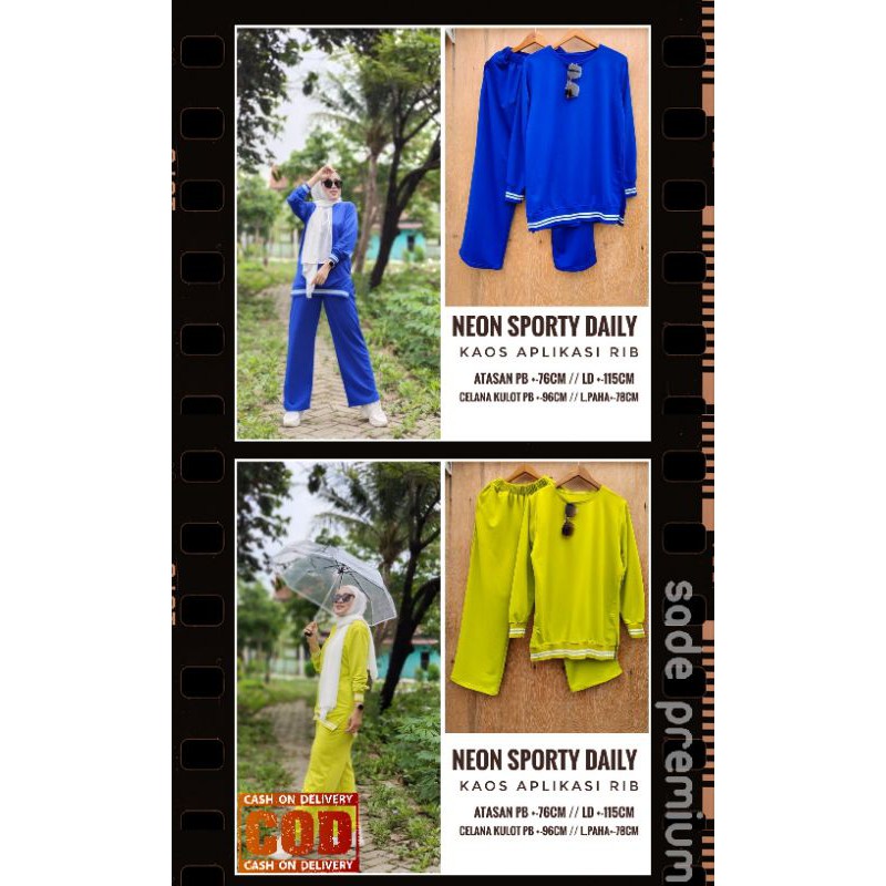 

NEON SET SPORTY DAILY (KOLEKSI TERBARU)