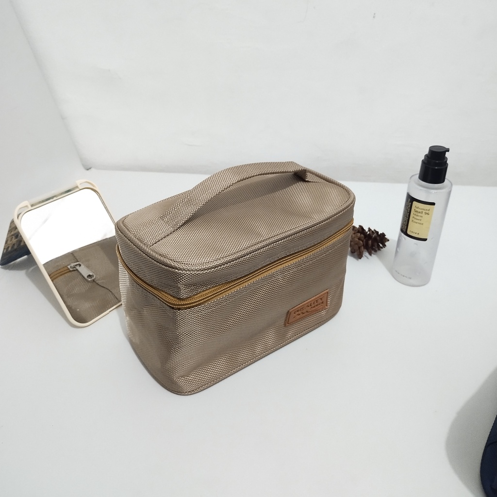 TBS Pouch Make Up Polos Murah Tempat penyimpan Alat Rias Tas Kosmetik Waterproof Tempat rias tempat alat make up tas kosmetik wadah make up make up organizer