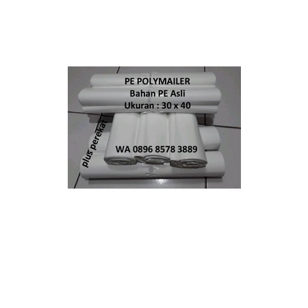 

Plastik packing online PE Polymailer 30x40+2,5, 1pack isi 50lembar
