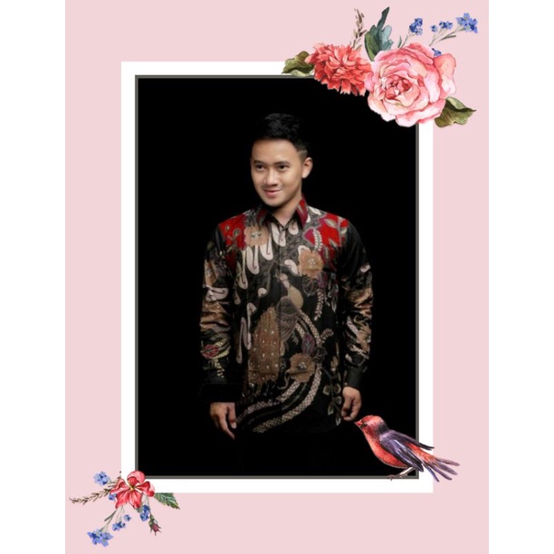 Baju Batik Pria Gus Azmi Syubbanul Muslimin Batik Katun Halus Hadroh
