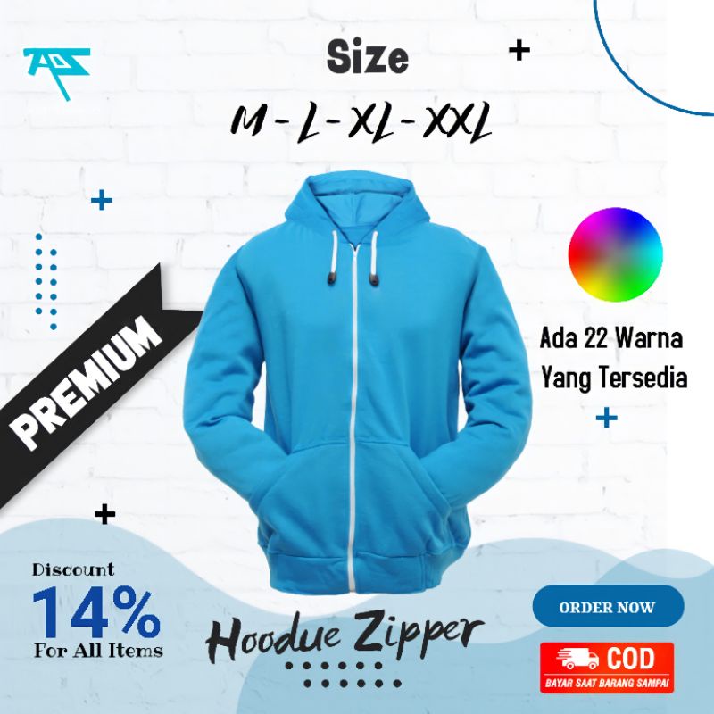Hodie Wanita Oversize Pria Polos Couple Pasangan Tebal Murah Keren Jumbo Zipper Cowok Sahabat