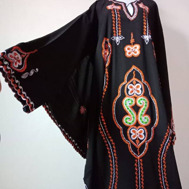(ZIYYANA os) Abaya ARAB kelelawar L