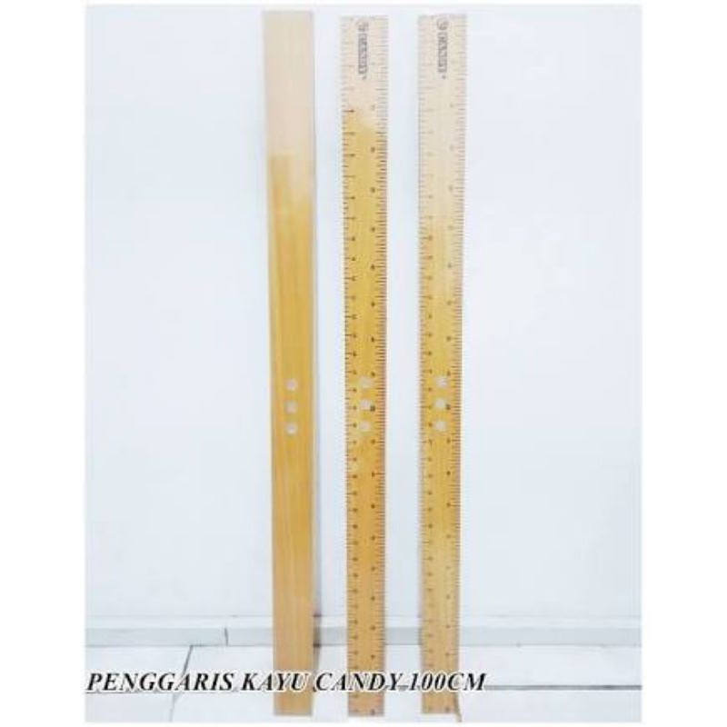 

Penggaris Kayu 1 Meter 1 set (3 pcs)