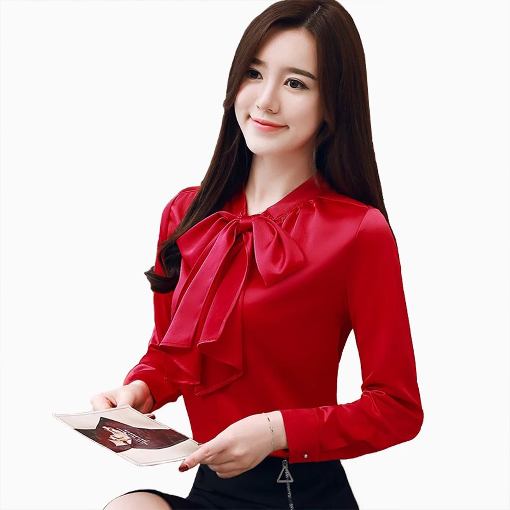 Blus Wanita Gaya Korea Lengan Panjang Murah Terbaru - XSHOP Young