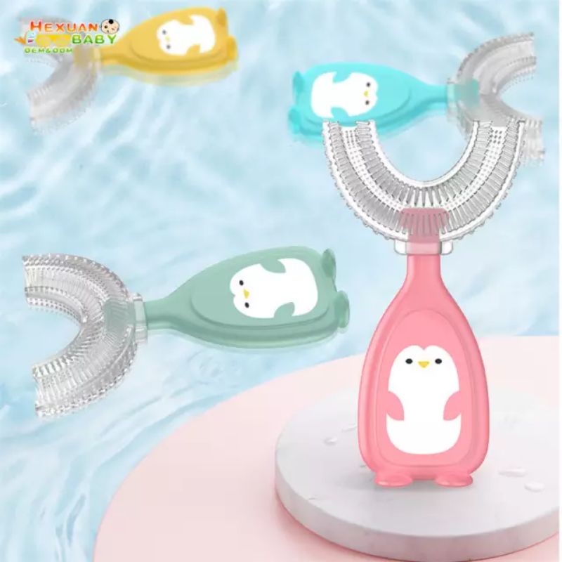 Sikat Gigi U Sikat Gigi Silikon Bayi Anak Bentuk U | Tooth Brush Baby Silicon Type U 360°