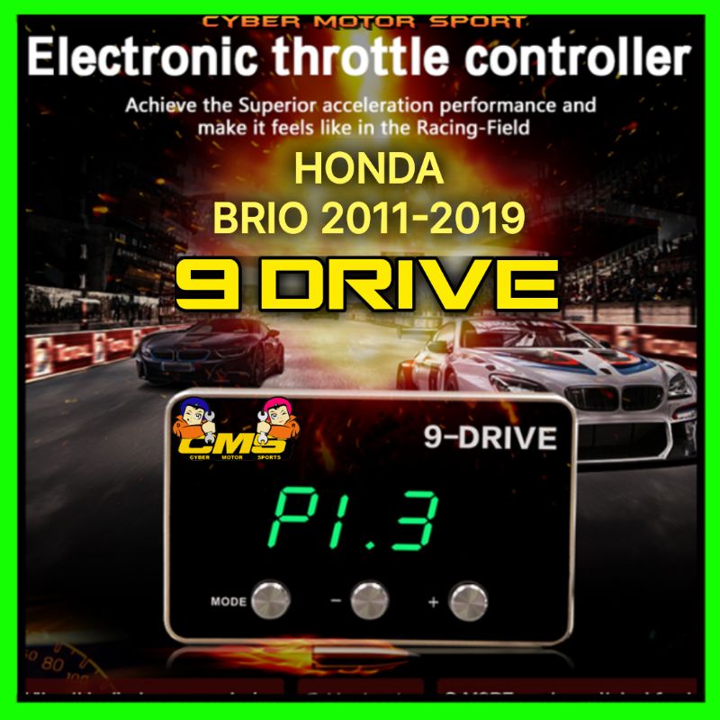 Throttle kontrol HONDA BRIO 2011-2019 . 9drive trotel controller honda BRIO throtel eco sport racing