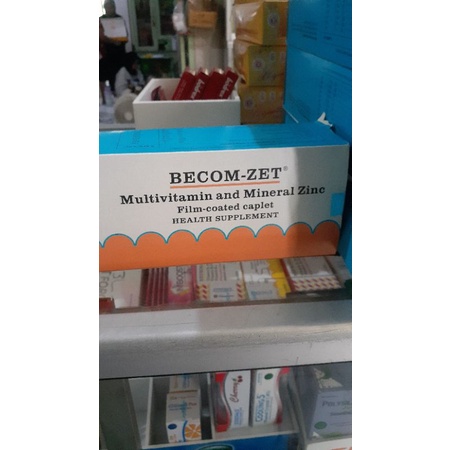 BECOM-ZET TAB VITAMIN & SUPLEMEN (isi 10 strip)