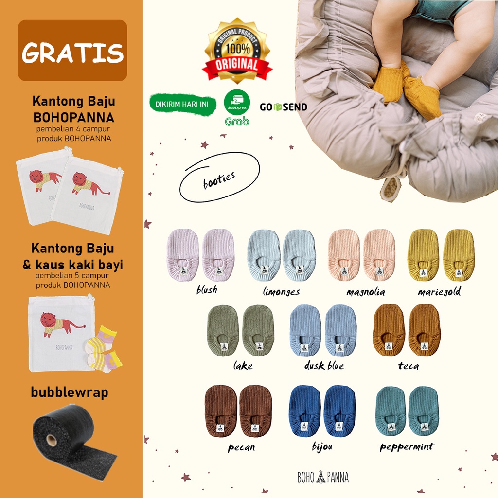 Bohopanna Booties/ Sepatu Bayi 0-12 Bulan Bohopanna