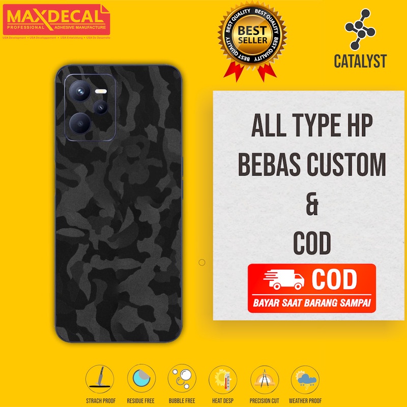 Garskin Realme C35 Fullbody Kode 10 - Bisa Custom - Skin Case