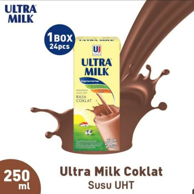 

Susu Ultra Milk Ultramilk UHT 250 ml Cokelat Strawberry Full Cream