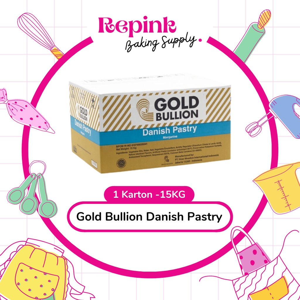 

Gold Bullion Danish Pastry 15KG [KARTON]