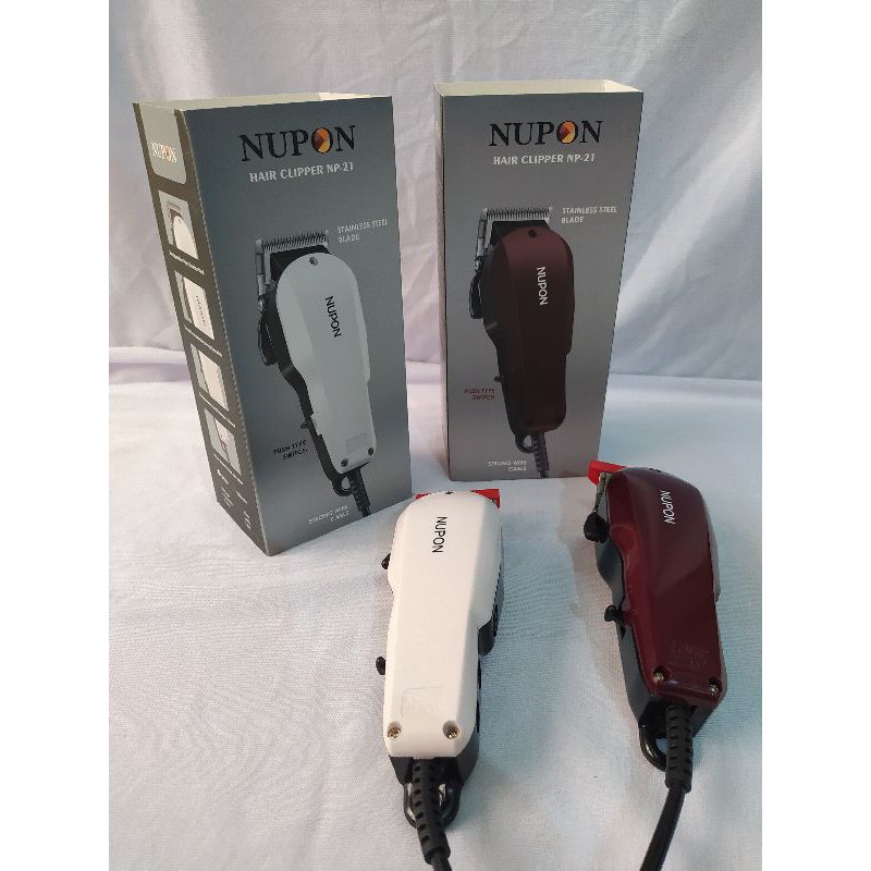 Cukuran rambut Hair Clipper / Shaver Nupon NP-21 Fullset Original