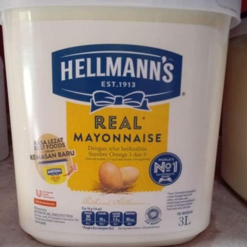 

Hellmanns real mayonaise