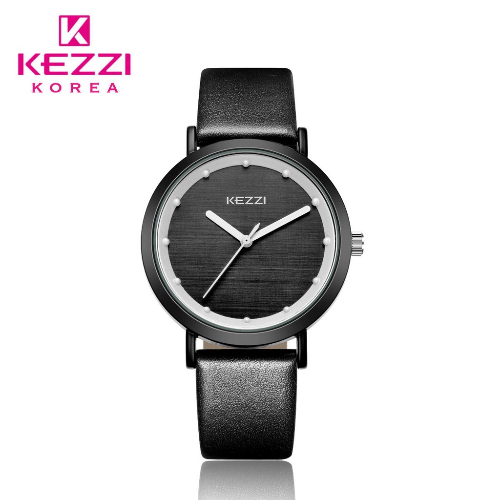 Kezzi Korea 1894 Hitam - Jam Tangan Fashion Wanita &amp; Pria - Model Analog