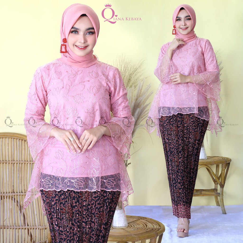 Setelan Kebaya Modern Rinjani Tille Full Furing