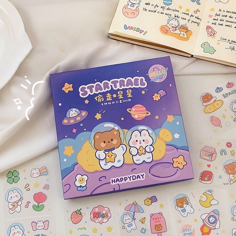

stiker beruang tumblr kartun lucu aesthetic sticker