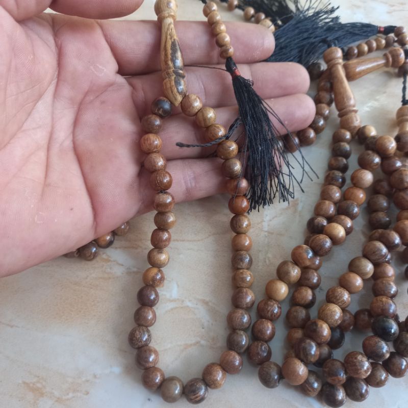 tasbih gaharu wangi asli 33 butir tasbih gaharu super tasbih gaharu kalimantan