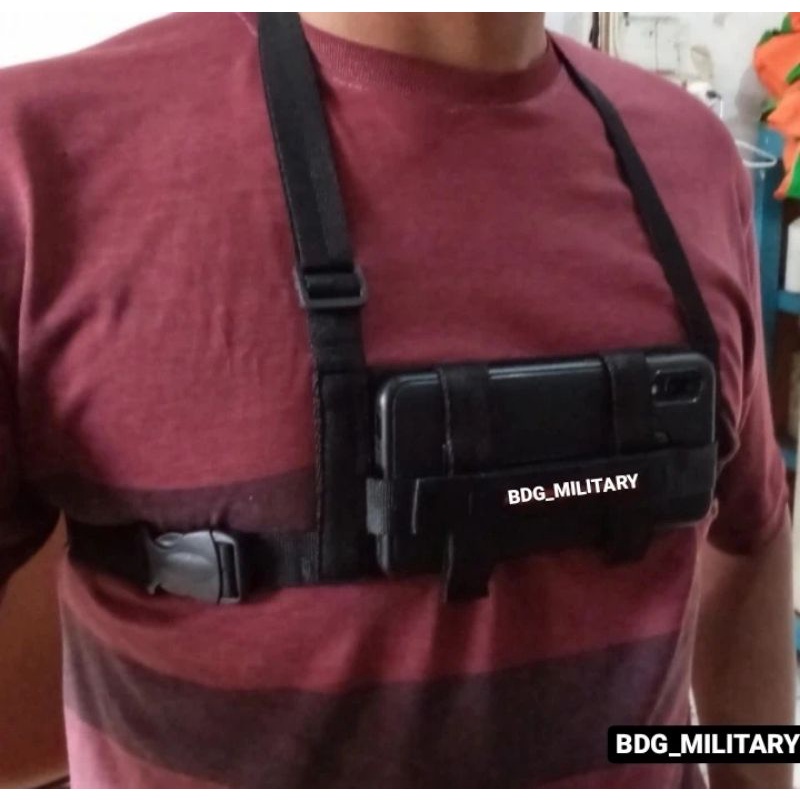 CHEST STRAP BELT Untuk Holder HP Breket Vlog Hp kekinian