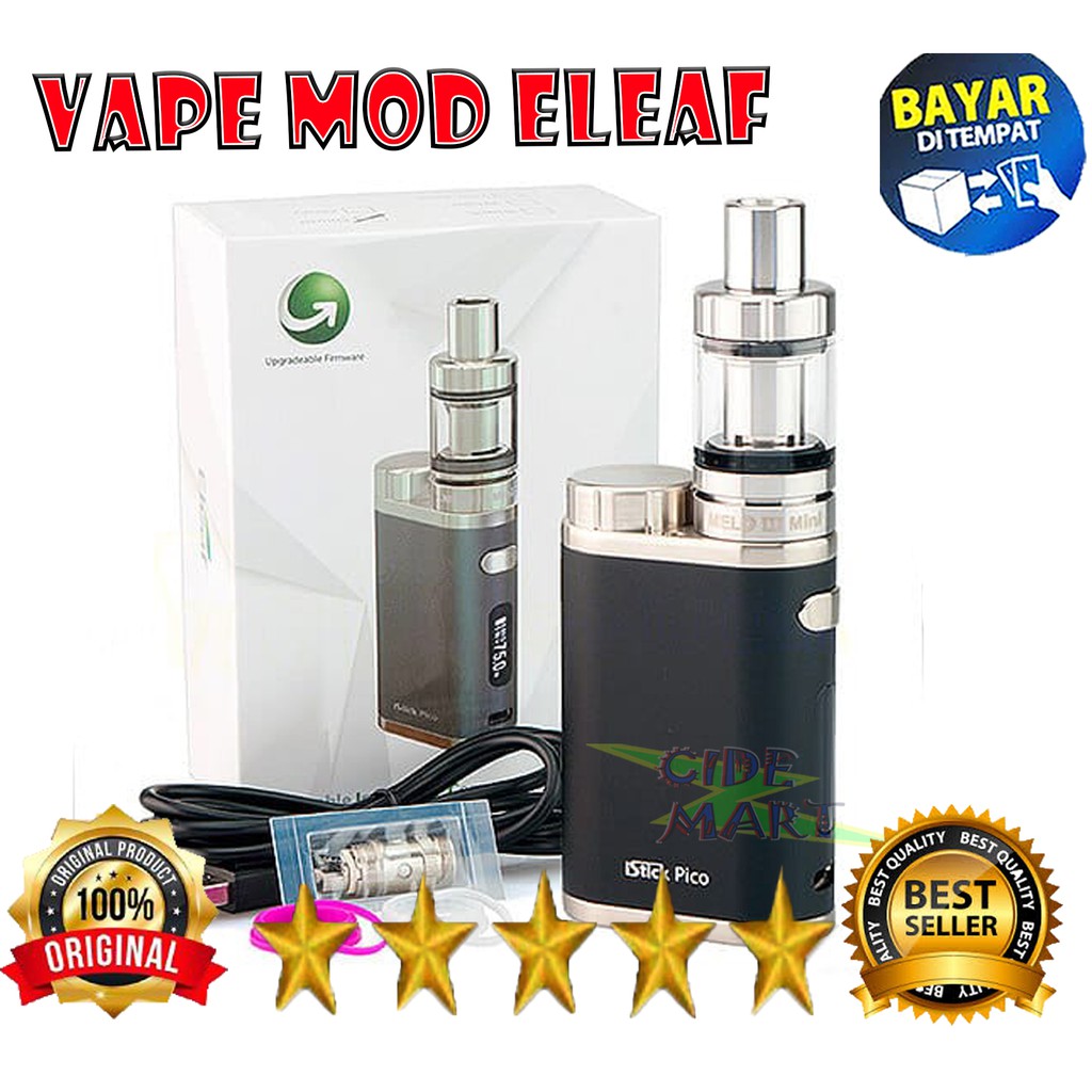 [TERLARIS] VAPE ELEAF ISTICK PICO 75W OEM / ROKOK ELEKTRIK