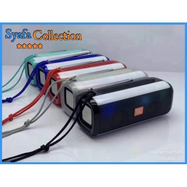 Speaker Bluetooth TG144 - Speaker Portable Bluetooth LED Flashing Light