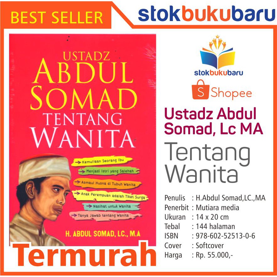 Buku Ustadz Abdul Somad Tentang Wanita Shopee Indonesia