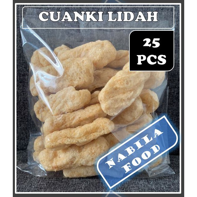 

25 PCS Cuanki Lidah Cuanki Batagor Lidah Cuanki Khas Garut Pelengkap Baso Aci, Seblak, Mie Instan